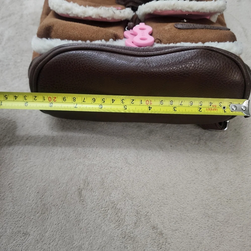 CROCS Brown and Pink Kids Backpack